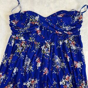Torrid Blue Ruched Bustier Camisole
